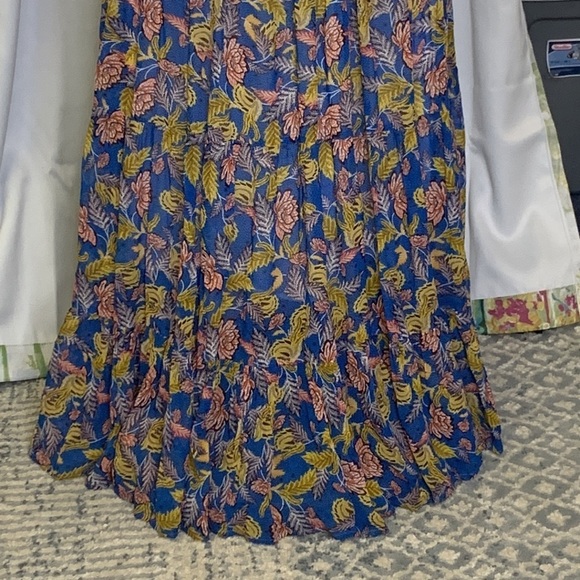 ANTHROPOLOGIE Verb By Pallavi Singhee Vineyard Tiered Maxi Dress Size 8 NWT - Picture 12 of 16